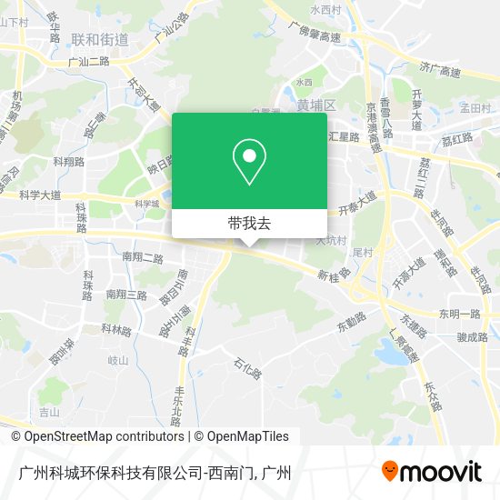 广州科城环保科技有限公司-西南门地图