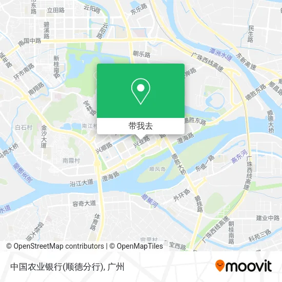 中国农业银行(顺德分行)地图
