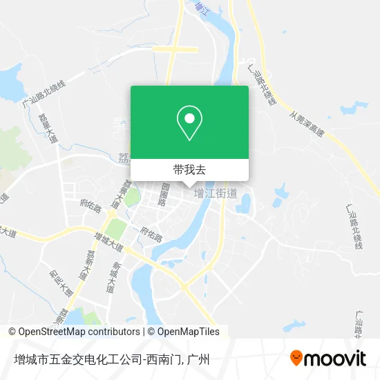增城市五金交电化工公司-西南门地图