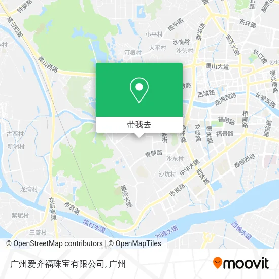 广州爱齐福珠宝有限公司地图