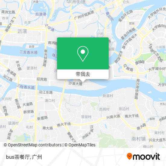 bus茶餐厅地图