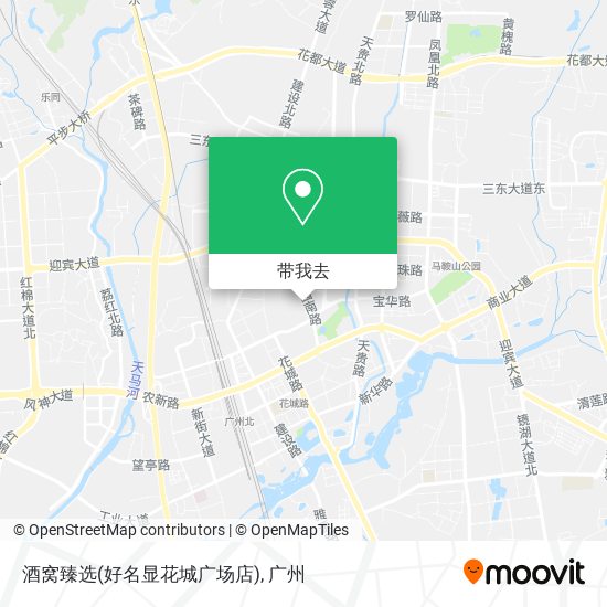 酒窝臻选(好名显花城广场店)地图