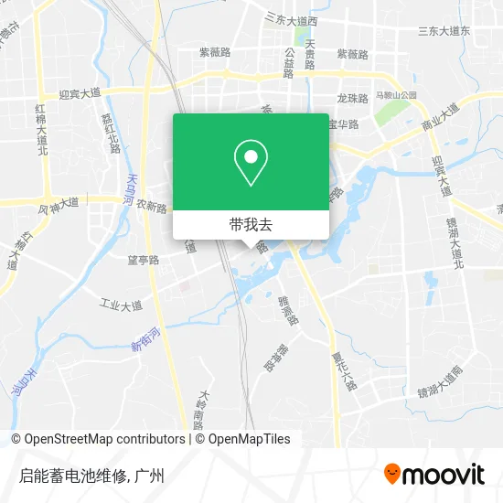 启能蓄电池维修地图