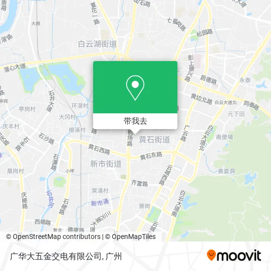 广华大五金交电有限公司地图