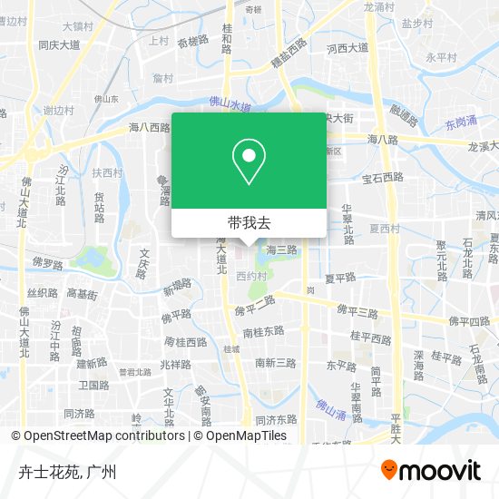 卉士花苑地图