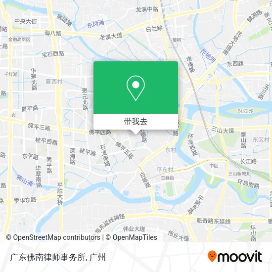 广东佛南律师事务所地图