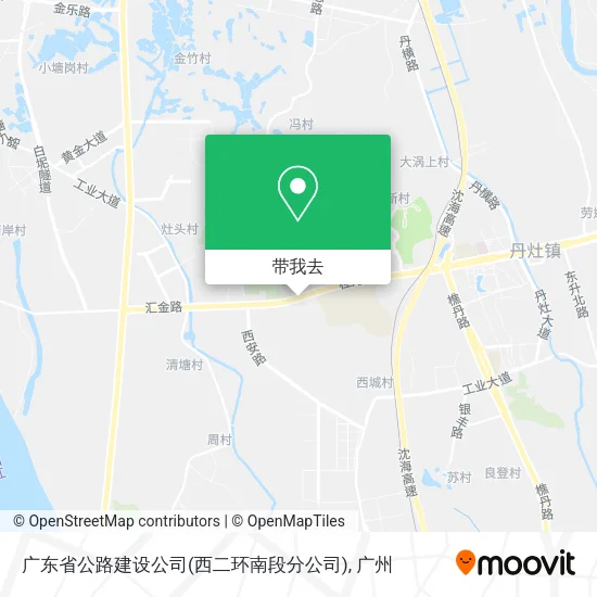 广东省公路建设公司(西二环南段分公司)地图
