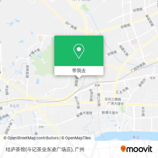 结庐茶馆(斗记茶业东凌广场店)地图