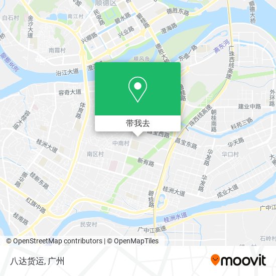 八达货运地图
