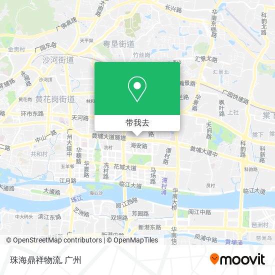 珠海鼎祥物流地图