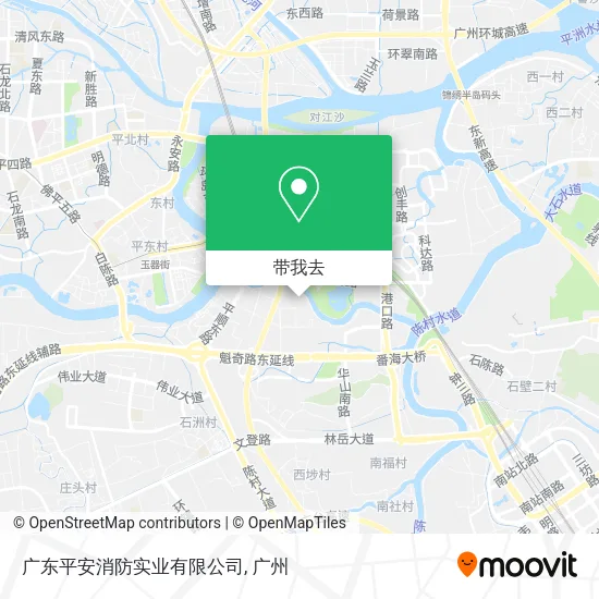 广东平安消防实业有限公司地图