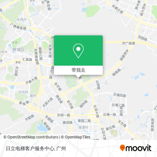 日立电梯客户服务中心地图