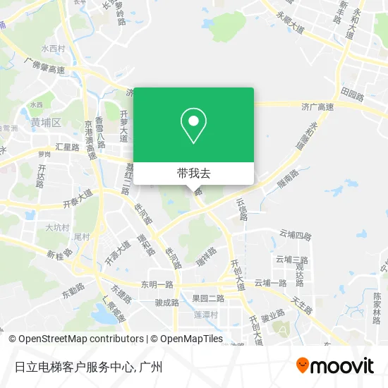 日立电梯客户服务中心地图