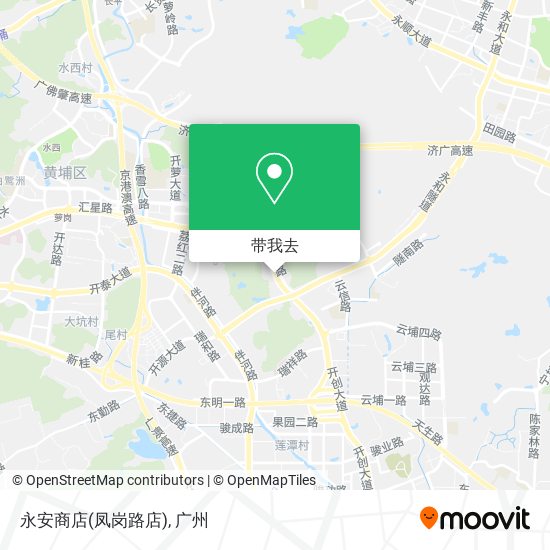 永安商店(凤岗路店)地图