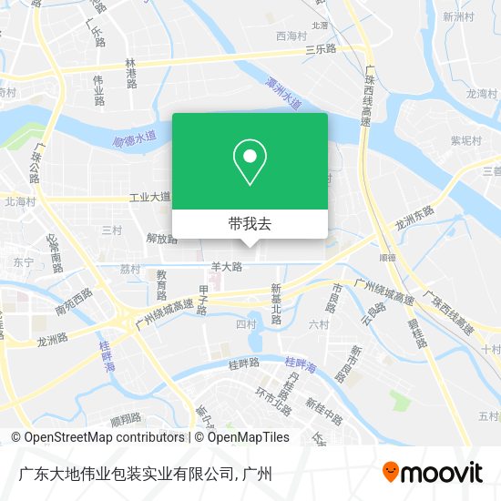广东大地伟业包装实业有限公司地图