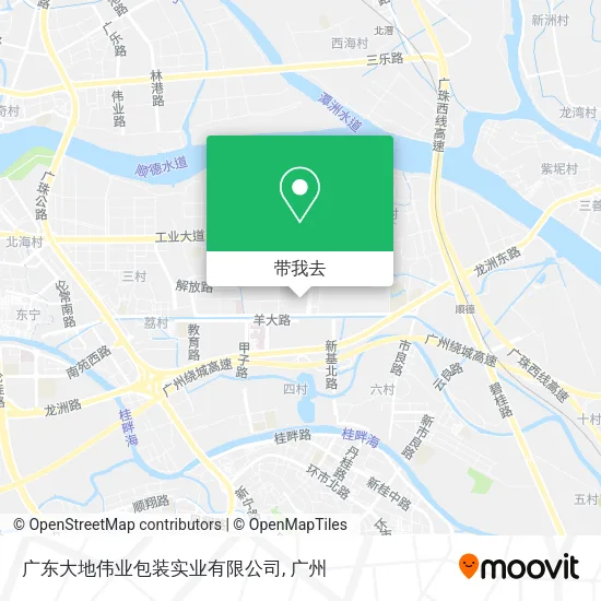 广东大地伟业包装实业有限公司地图