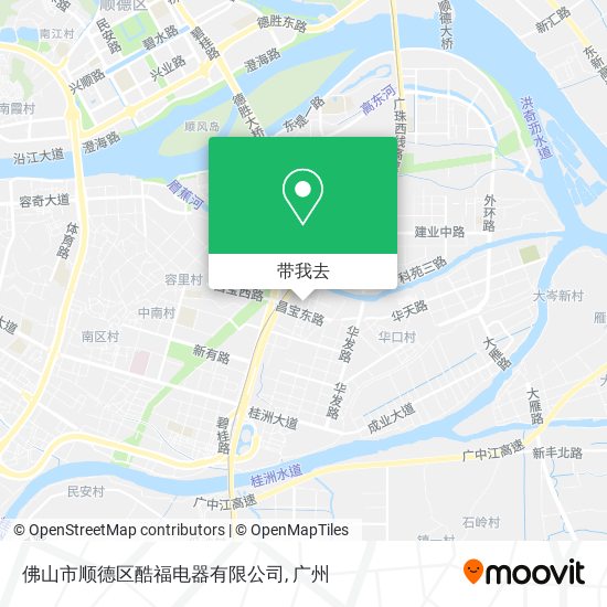 佛山市顺德区酷福电器有限公司地图