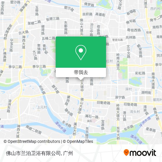 佛山市兰泊卫浴有限公司地图