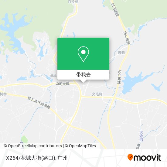 X264/花城大街(路口)地图