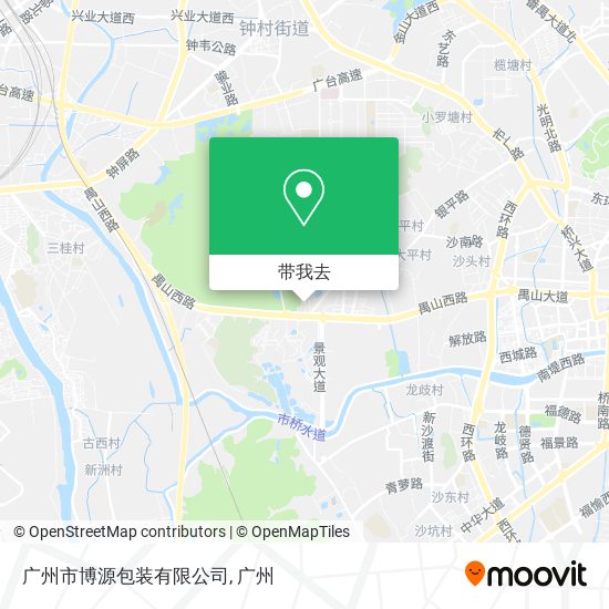 广州市博源包装有限公司地图
