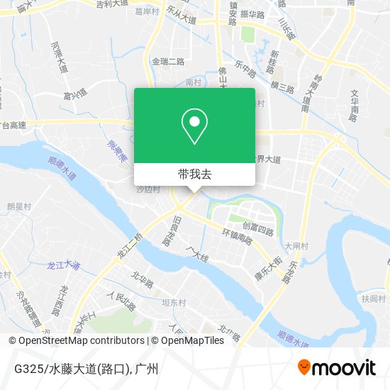 G325/水藤大道(路口)地图