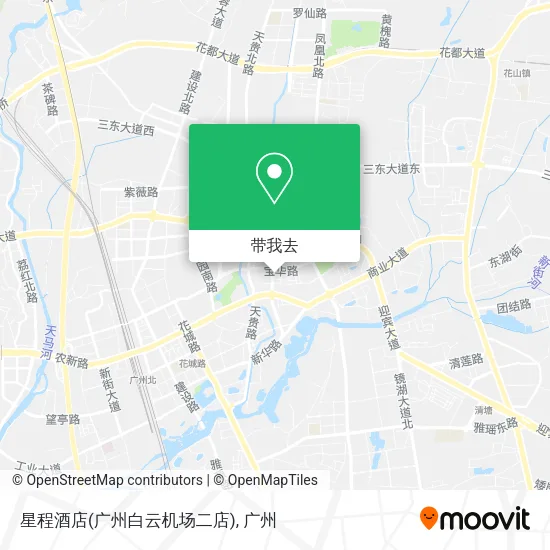 星程酒店(广州白云机场二店)地图