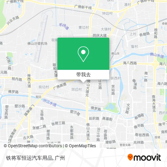 铁将军恒运汽车用品地图