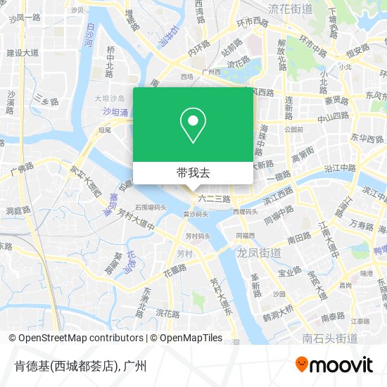 肯德基(西城都荟店)地图