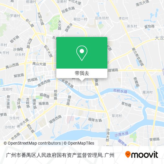 广州市番禺区人民政府国有资产监督管理局地图