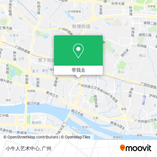 小牛人艺术中心地图