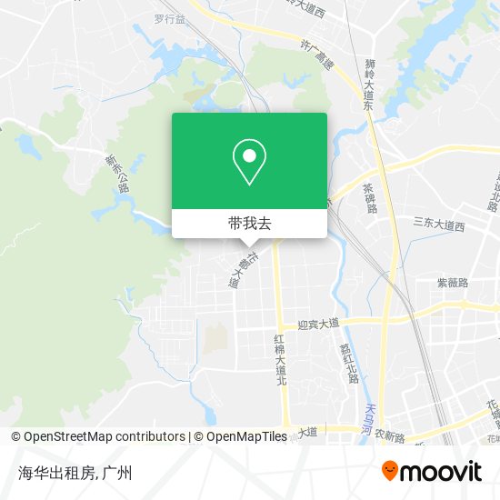 海华出租房地图