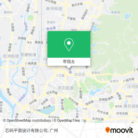 芯码平面设计有限公司地图