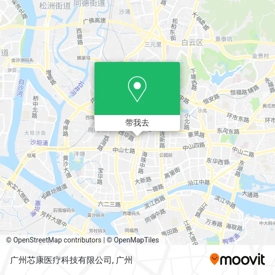 广州芯康医疗科技有限公司地图