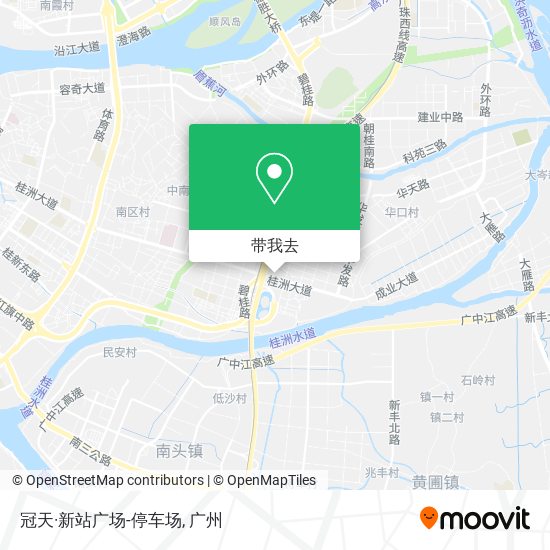 冠天·新站广场-停车场地图