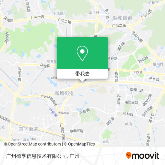 广州德亨信息技术有限公司地图