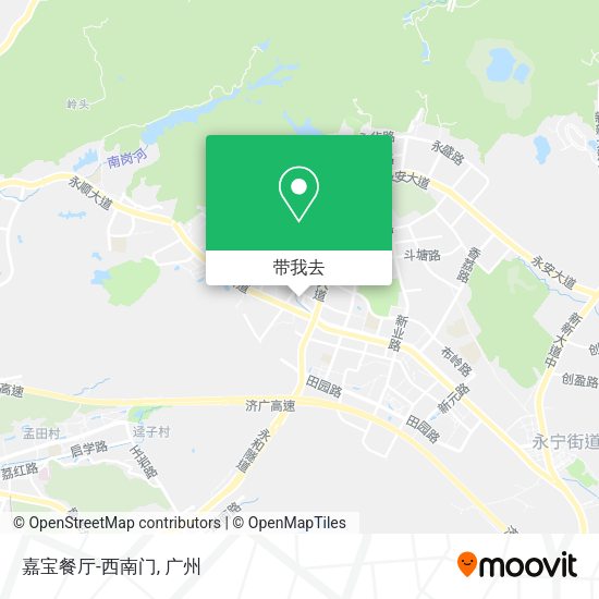 嘉宝餐厅-西南门地图