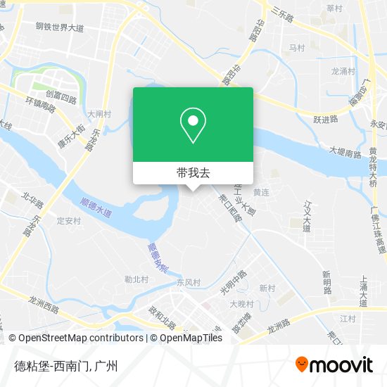 德粘堡-西南门地图