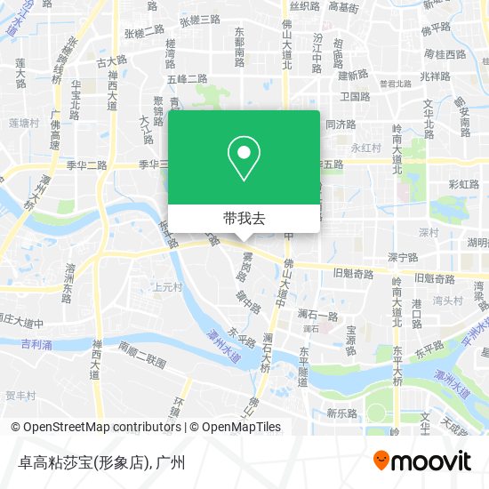 卓高粘莎宝(形象店)地图
