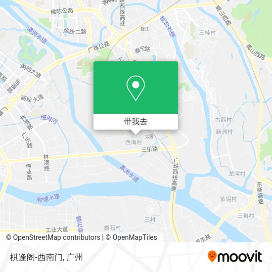 棋逢阁-西南门地图