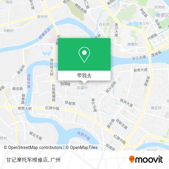 甘记摩托车维修店地图
