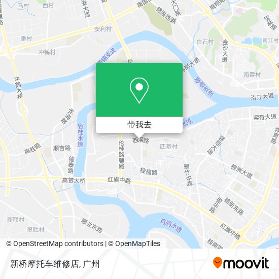 新桥摩托车维修店地图
