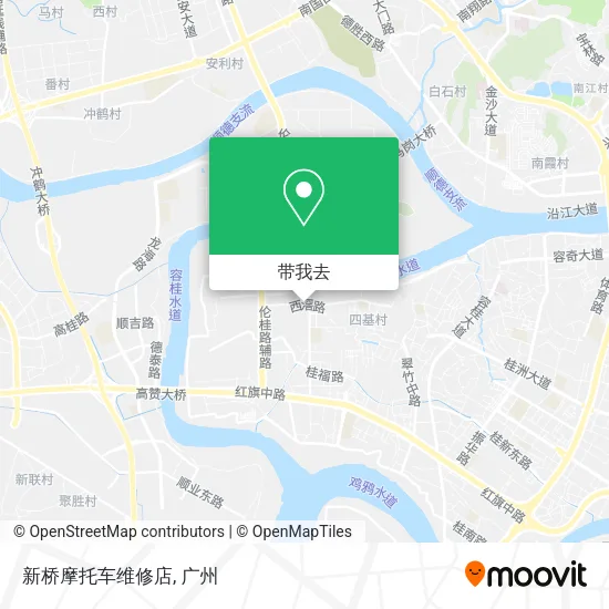新桥摩托车维修店地图