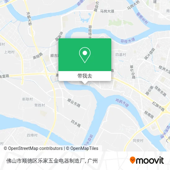 佛山市顺德区乐家五金电器制造厂地图