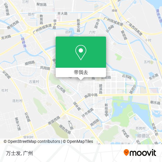 万士发地图