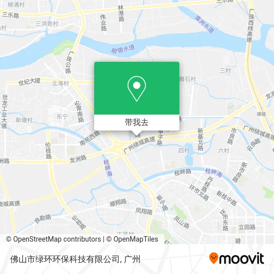 佛山市绿环环保科技有限公司地图