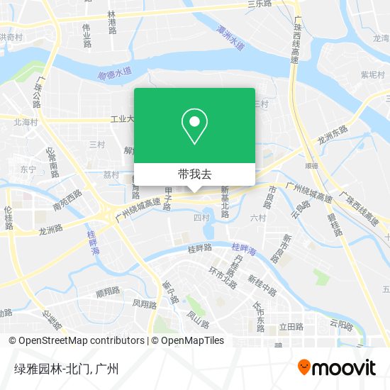 绿雅园林-北门地图
