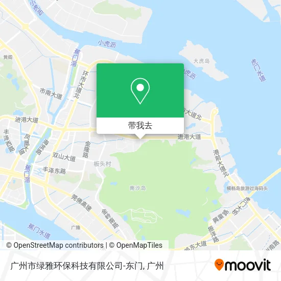 广州市绿雅环保科技有限公司-东门地图