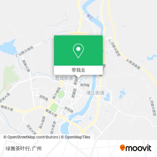绿雅茶叶行地图