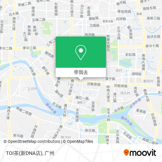 TOI茶(新DNA店)地图
