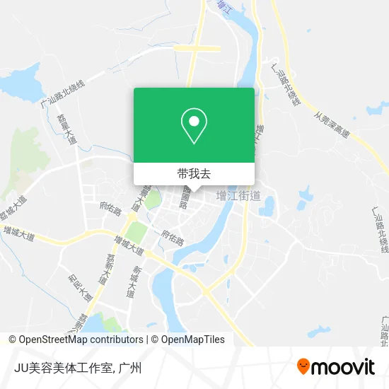 JU美容美体工作室地图